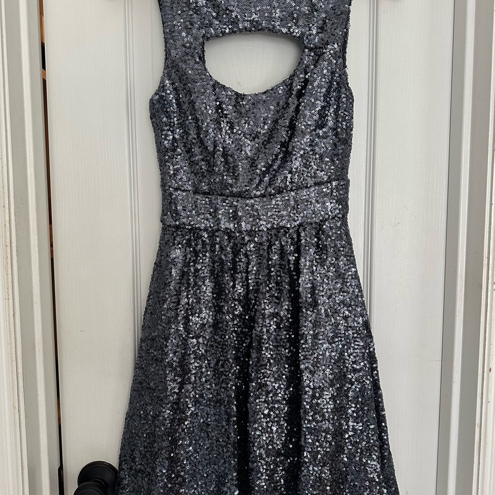 Arden B Blue Sequin Dress